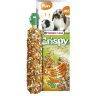   Versele-Laga Crispy Sticks Nyúl, Tengerimalac Dupla rúd (répa,petrezselyem) - (110g)