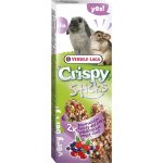 Versele-Laga Crispy Sticks Rabbits Chichilla Dupla rúd (erdei gyümölcs) - kiegészítő eleség nyulak és Csincsilla részére (110g)