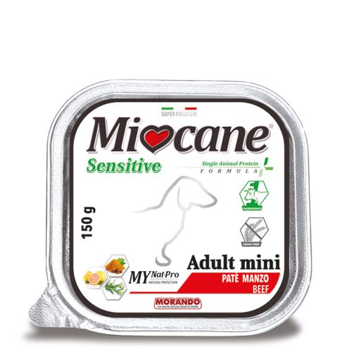 MioCane Dog Adult Mini Sensitive Pate Beef 150g