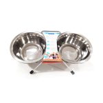 Nobleza Rozsdamentes acél dupla tálak 1,13L