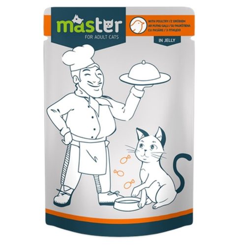 Master Alutasakos Macskaeledel Szárnyas 80g